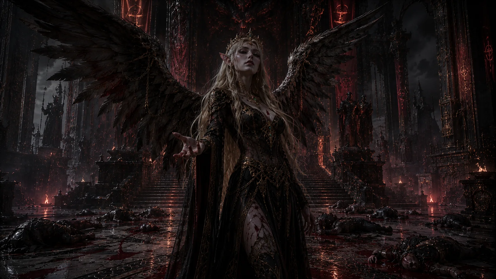 Dark fantasy character